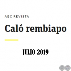 Cal Rembiapo - ABC Revista - Julio 2019  .